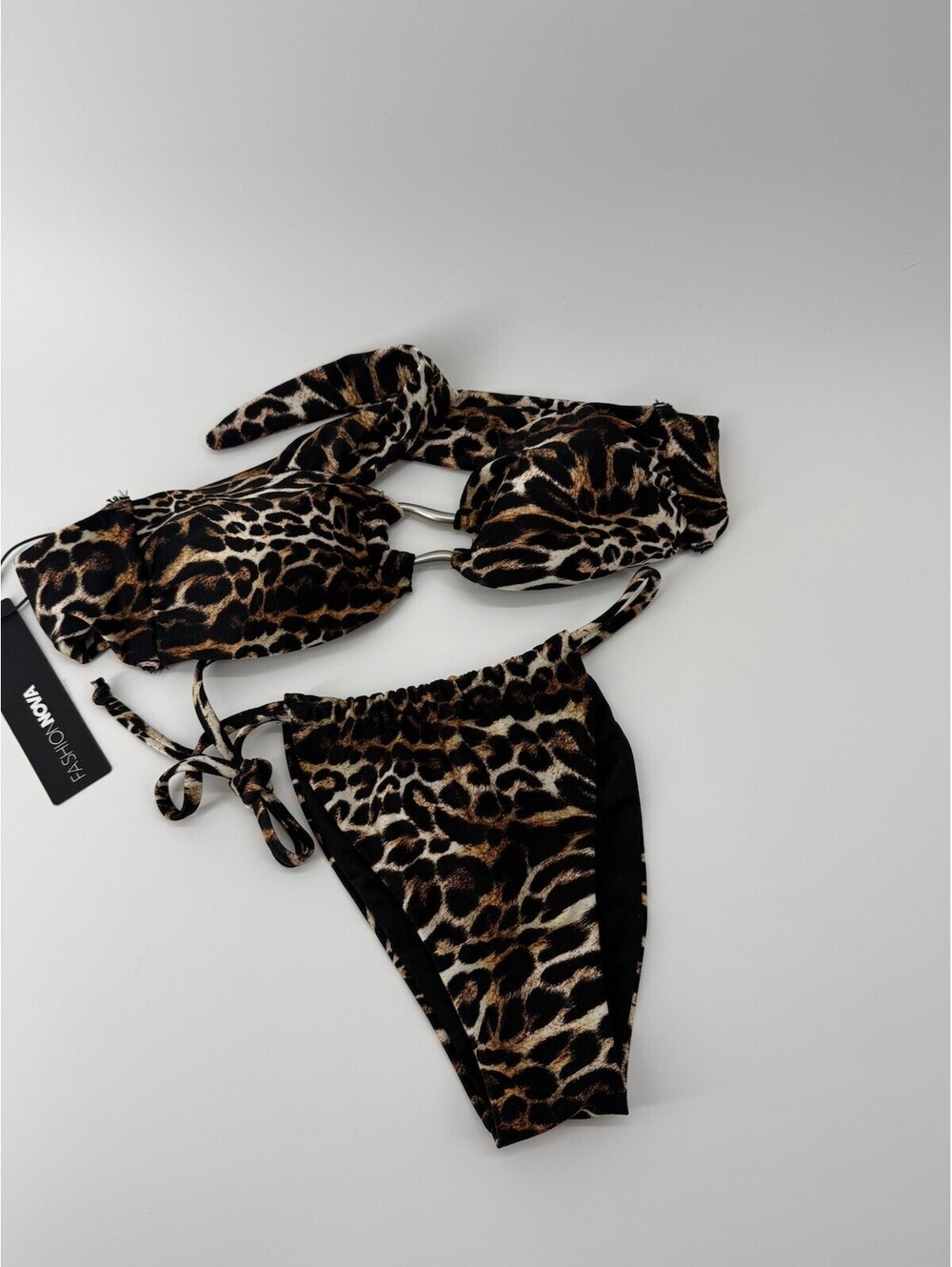 Fashion Nova Women's 2pc Leopard Print On The Prowl Size Small